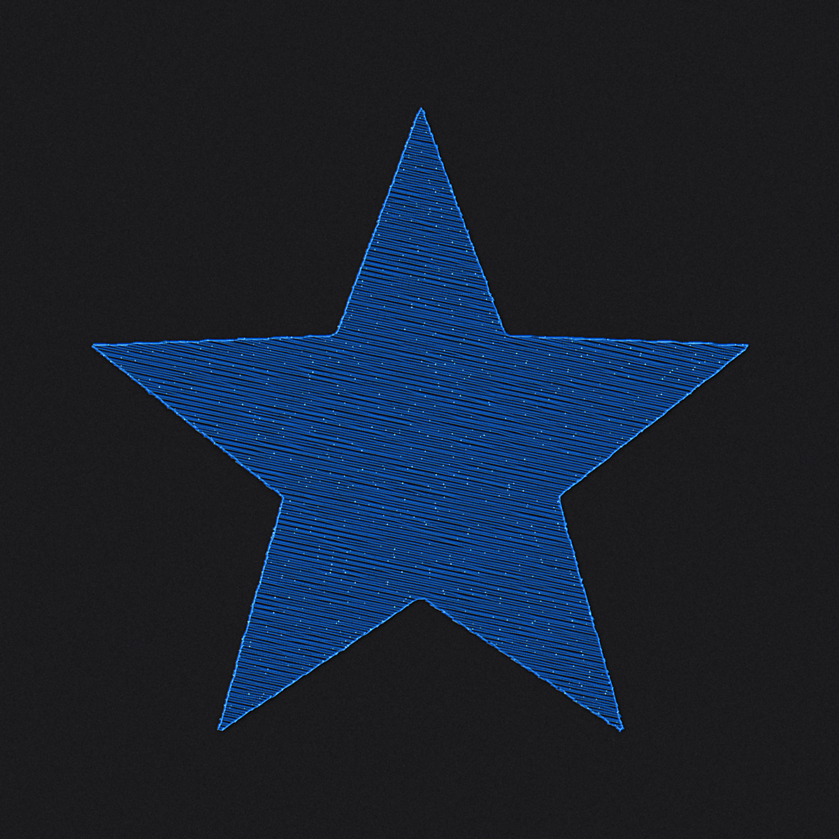 5-Point Star embroidery simulation